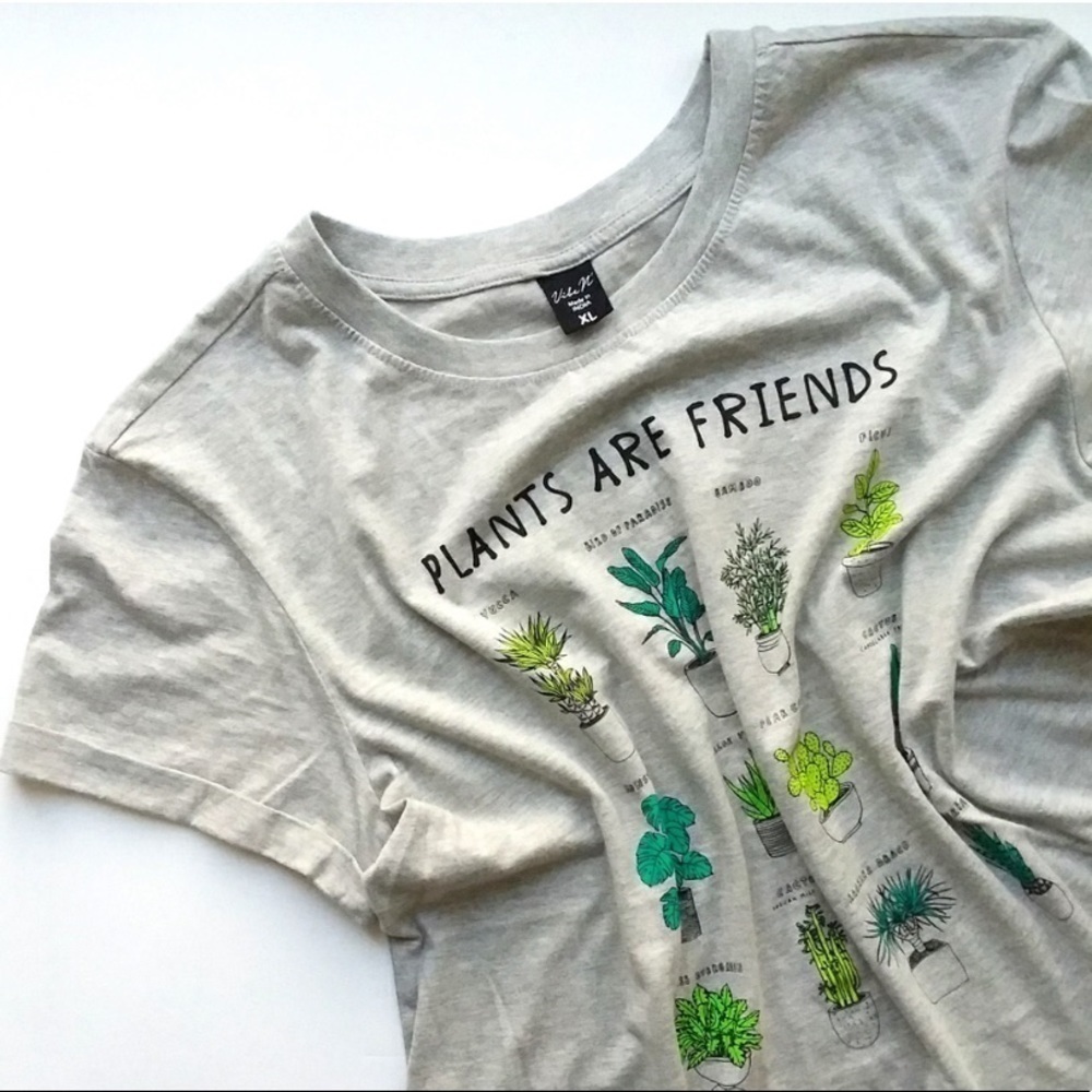 PLANT LADY SHIRT   Vibe N' succulent plants are friends tshirt plant lady XL